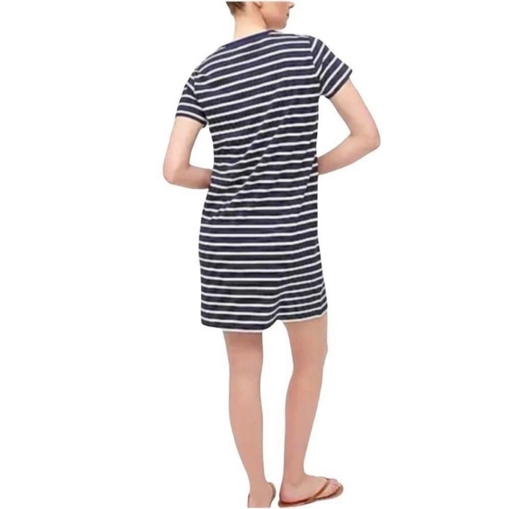 J Crew Striped Tee Dress